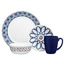 Amalfi Azul 16-piece Dinnerware Set, Service for 4