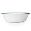 Livingware™ Blue Banded 18-oz Bowl, Cornflower