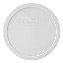 French White Plastic Lid for 1.5-quart Round Baking Dish