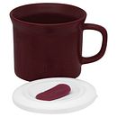 20-oz Hammered Cherry Meal Mug™ w/ Vented Lid