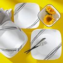 Simple Sketch 16-piece Dinnerware Set, Service for 4