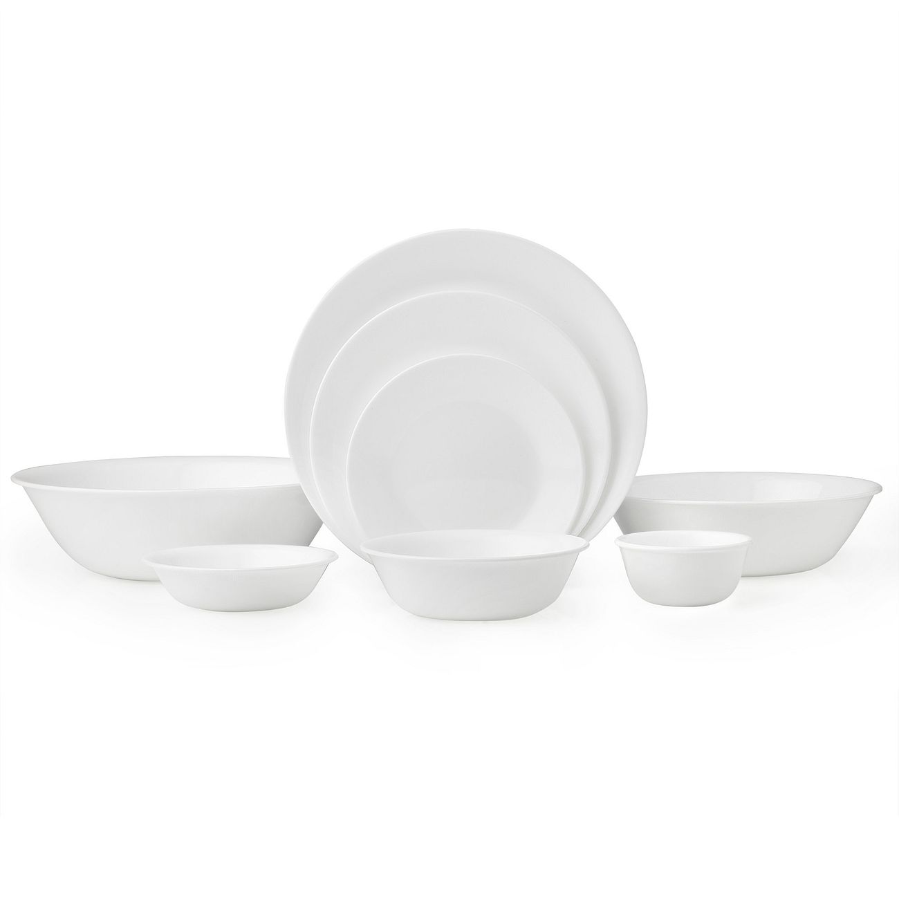 Corelle White 50-piece Dinnerware Set