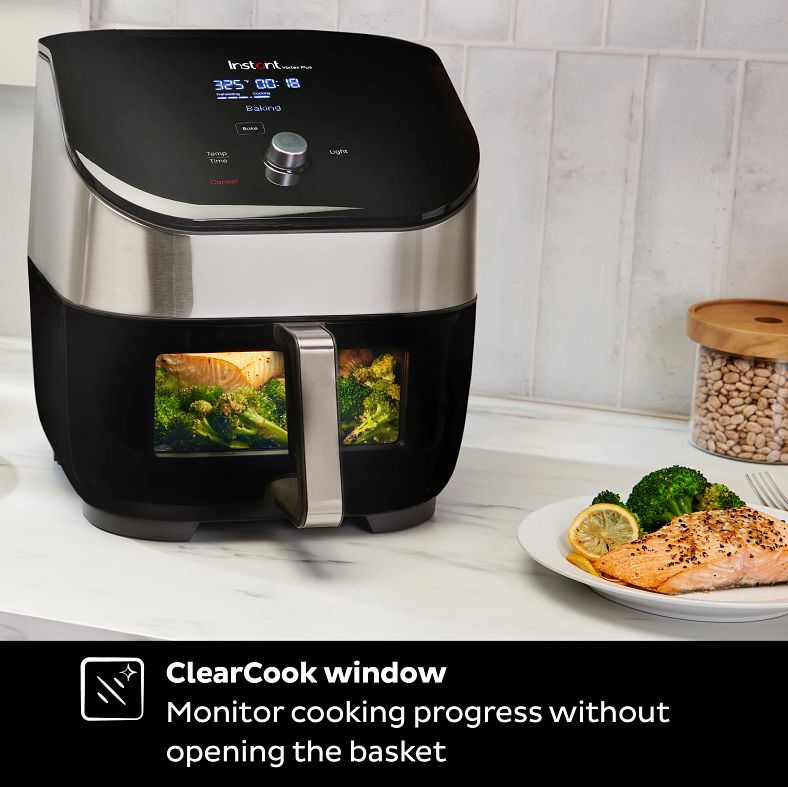 Instant™ Vortex® Plus 6quart Stainless Steel Air Fryer with ClearCook