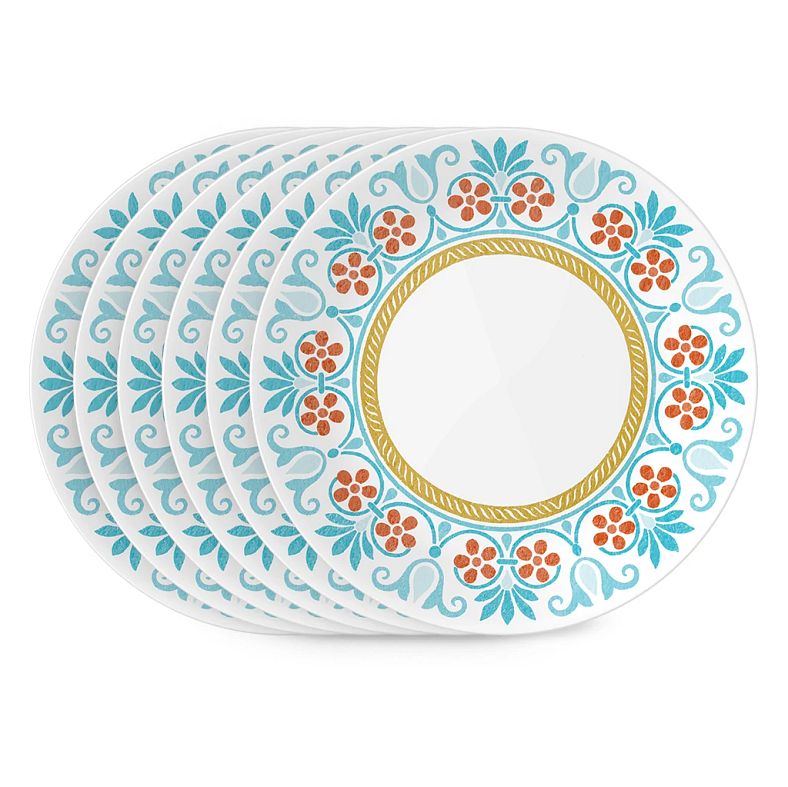 Global Collection Terracotta Dreams, 8.5” Salad Plates, 6pack Corelle