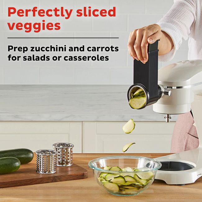 Vegetable Slicer/Shredder/Cheese Grater for KitchenAid Stand Mixer Attachment  Slicing Shredding Accessories