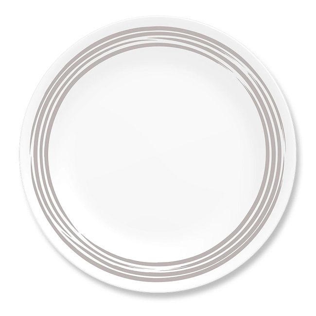 Brushed Silver 8.5" Salad Plate