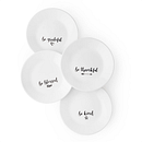 EXCLUSIVE LIMITED EDITION Sentiments 6.75" Plate Set, 4-pk