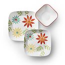 Square Happy Days 18-pc Dinnerware Set