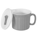 20-ounce Gray Meal Mug™ with Vented Lid