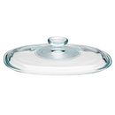 French White Glass Lid for 1.5-quart Oval Baking Dish