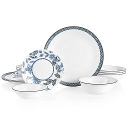 Corelle Veranda 16-piece Dinnerware Set showing all pieces to the set