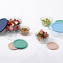 Simply Store® 12-piece Glass Storage Set with Assorted Color Lids