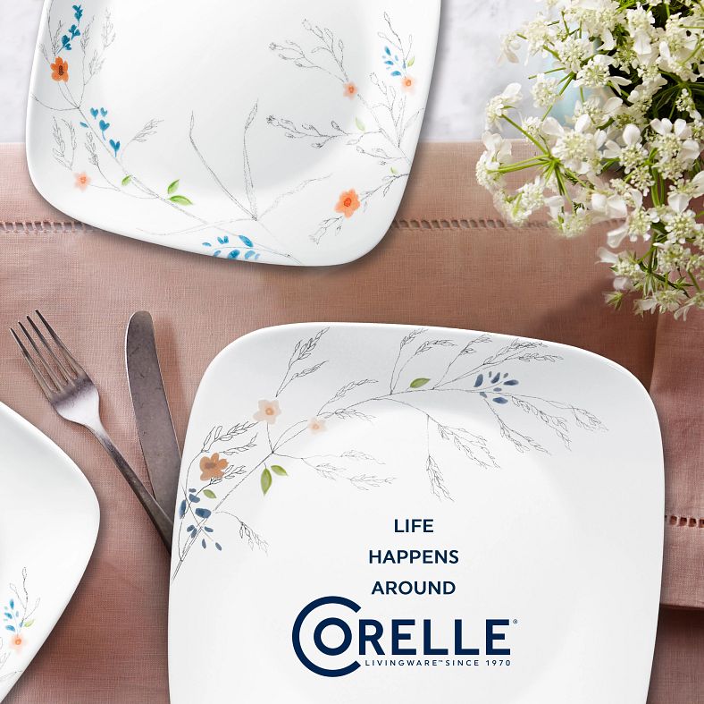 corelle boutique adlyn 16 piece dinnerware set service for 4