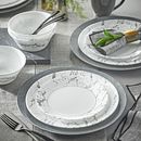 Stone Grey 16-piece Dinnerware Set, Service for 4