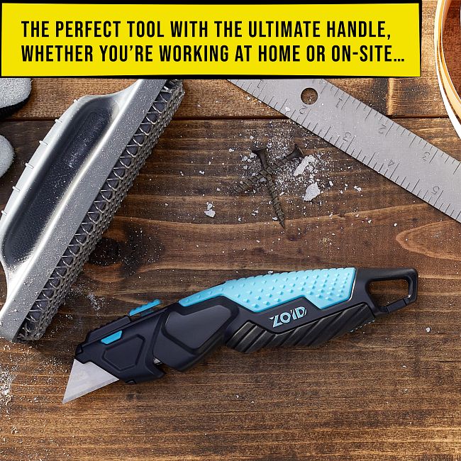 Retractable Box Cutter Utility Knife - EASY SELF LOADING Zinc