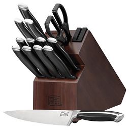 Burling 14 pc Block Set with Chef Knife on table