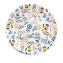 Prairie Garden Red 16-piece Dinnerware Set, Service for 4