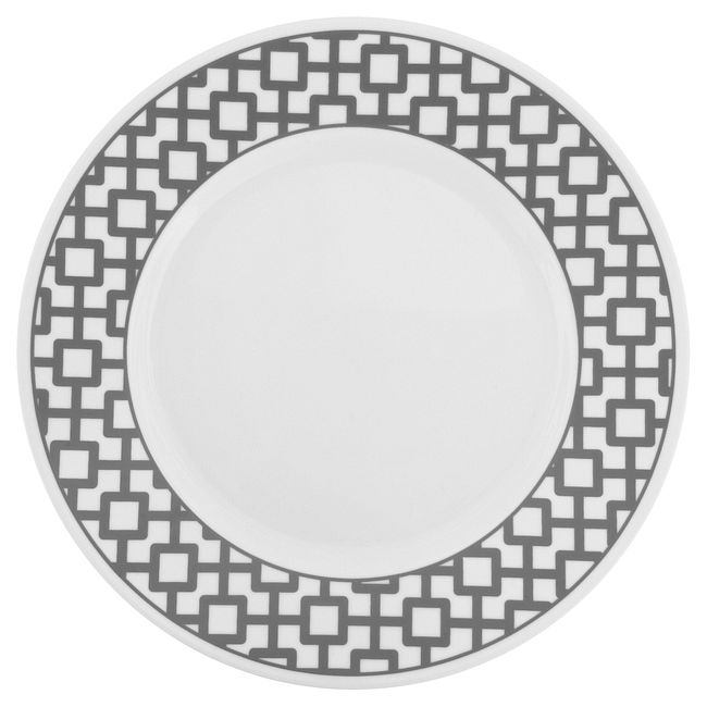 Urban Grid 16-piece Dinnerware Set, Service for 4