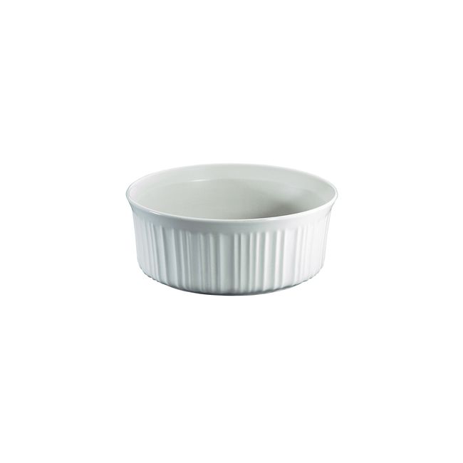 corningware 2.5 qt ceramic casserole white