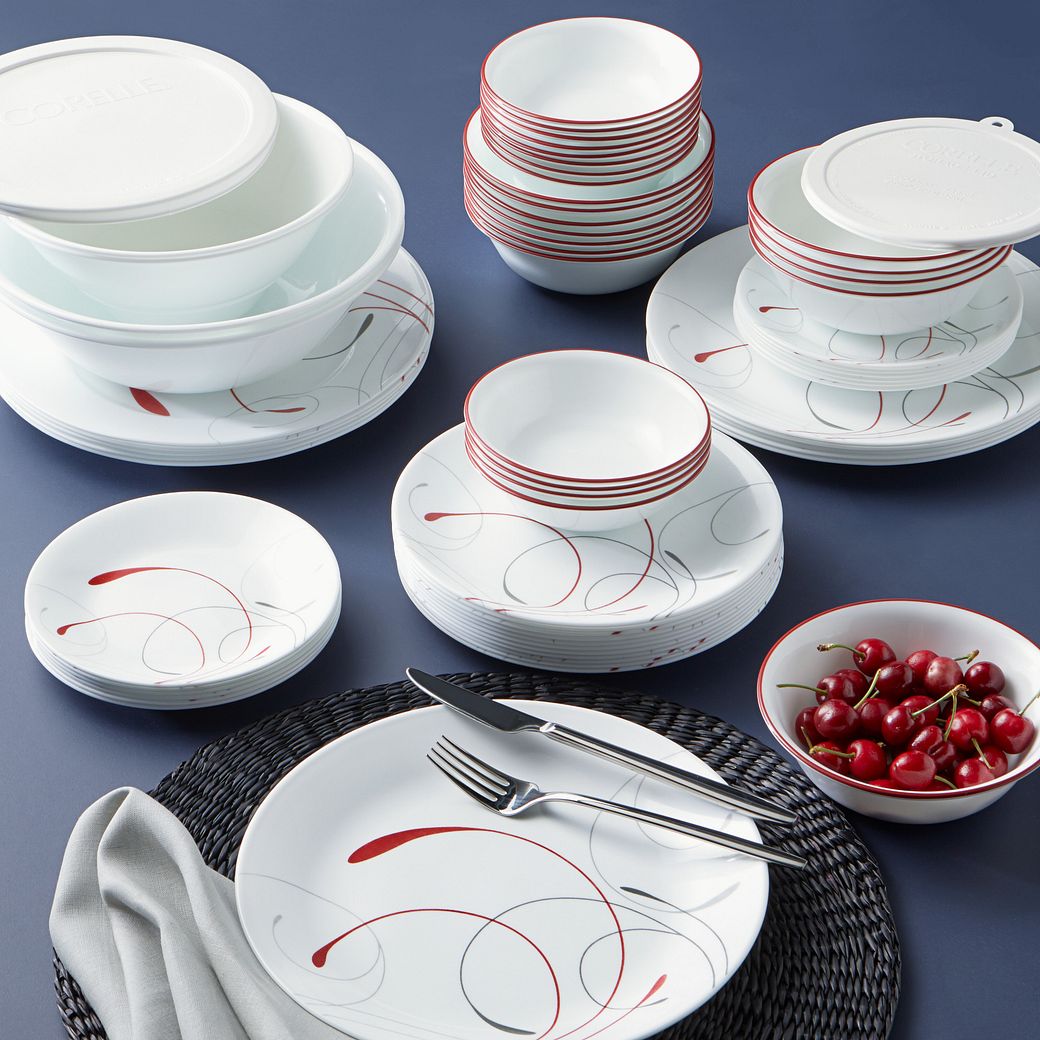 Classic Splendor 78piece Dinnerware Set, Service for 12 Pyrex