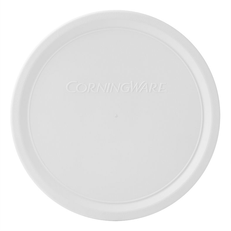 French White Plastic Lid for 24ounce Round Baking Dish Pyrex