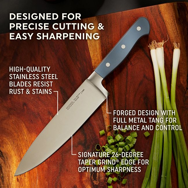 Chicago Cutlery Walnut Tradition 3-Piece Kitchen Knife Set - Blade HQ