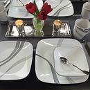 Urban Arc 30-piece Dinnerware Set, Service for 6