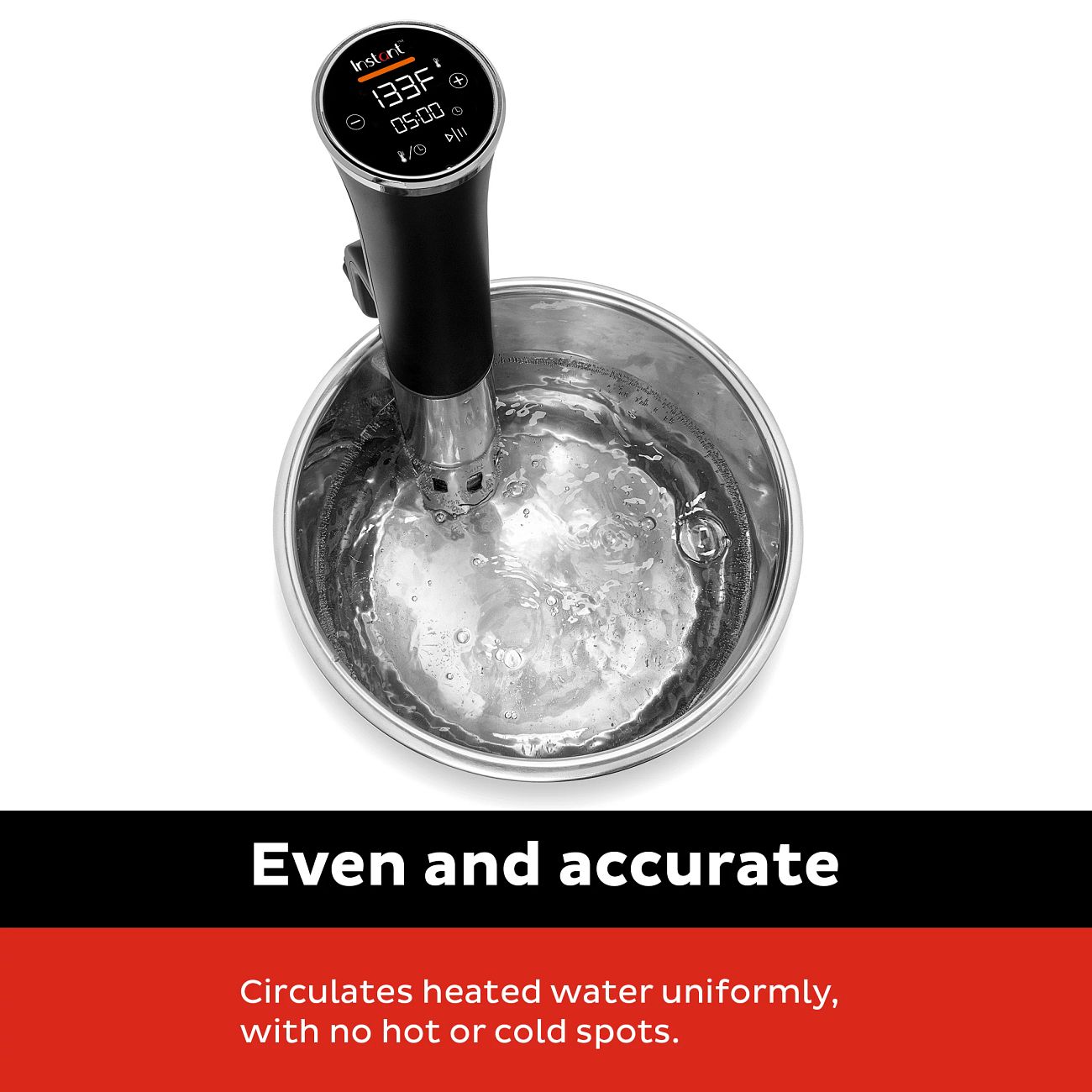 Instant® Accu Slim™ Sous Vide Immersion Circulator, V2 Instant Home