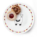 Falalala Llama Benny 6.75" Appetizer Plate