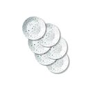 Terrazzo Verde 6.75” Appetizer Plate Set, 6-pk