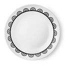 Livingware Lace 6.75" Plate, Black & White