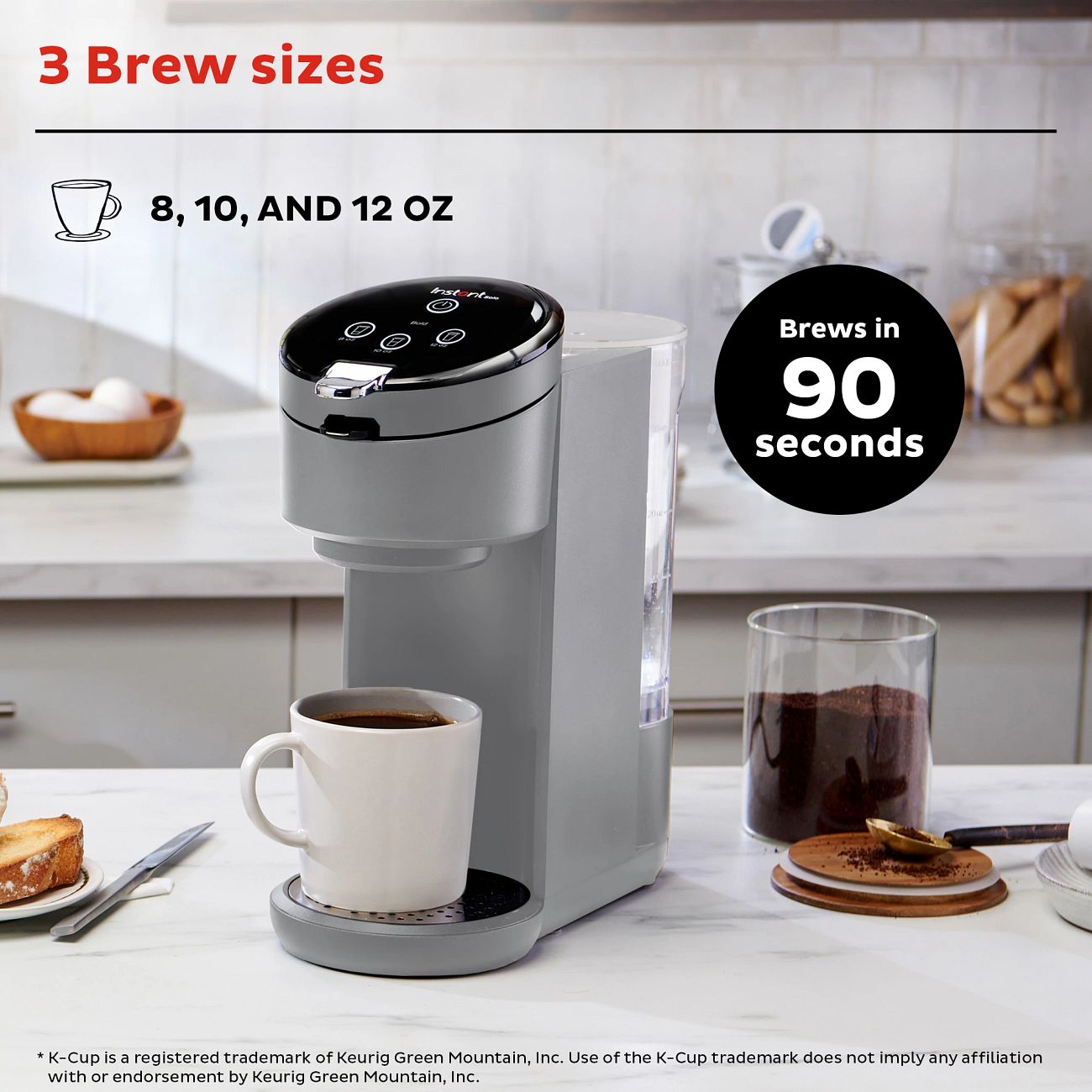 Instant™ Solo™ Single Serve Coffee Maker, Gray Instant Home