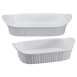French White® 2-pc Rectangular Baking Dish Set