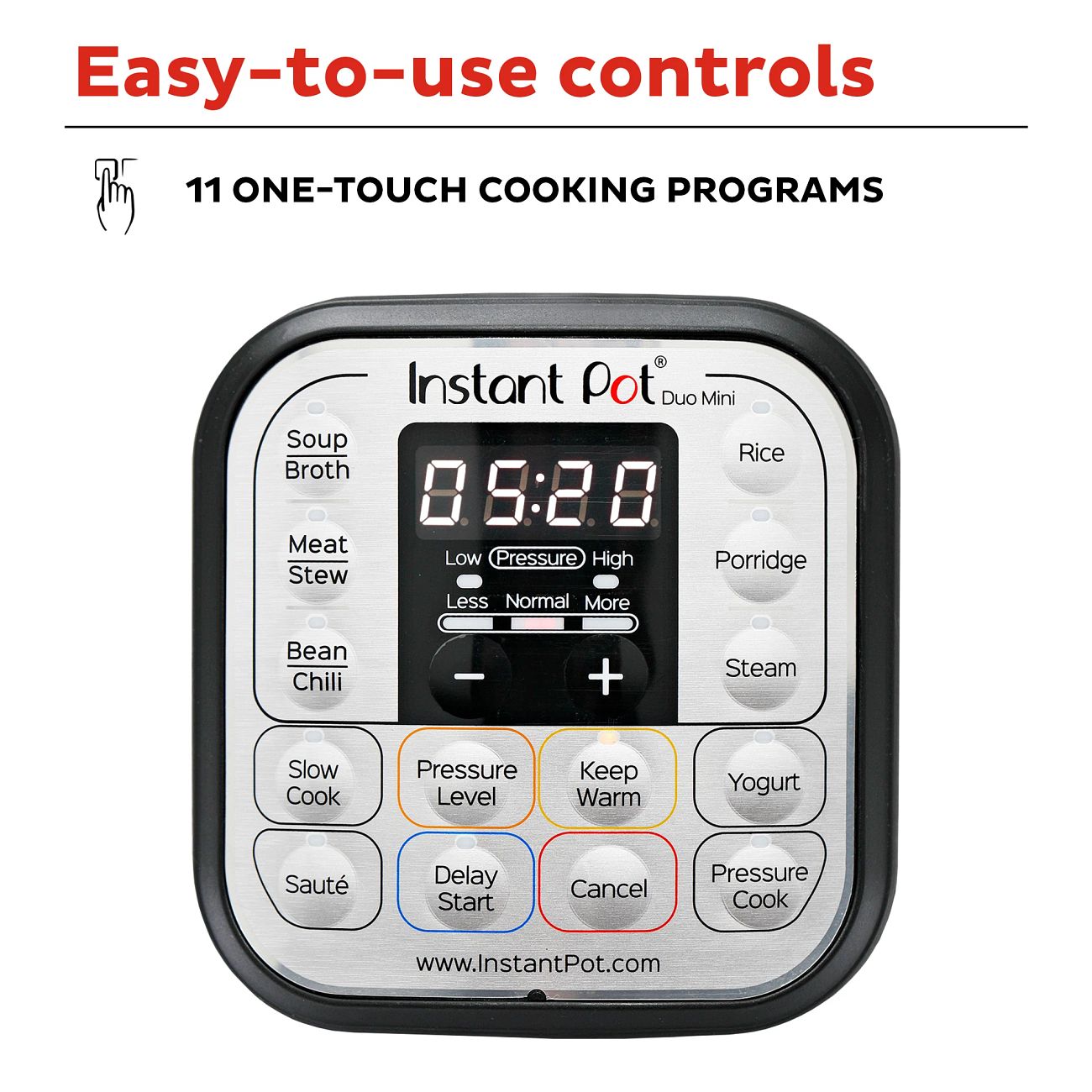 Instant Pot® Duo™ 3quart Mini MultiUse Pressure Cooker, V3 Instant Home