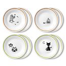 Party Ghouls 6.75" Appetizer Plate Set, 8-pk