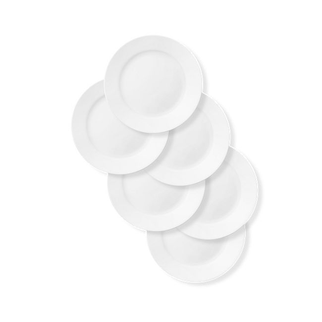 Dazzling White 8.5" Salad Plates, 6-pack