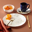 Terrazzo Azul 16-piece Dinnerware Set, Service for 4