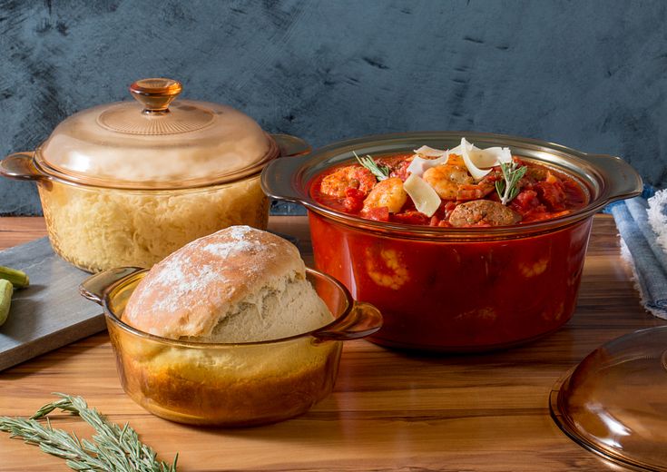 visions cookware on tabletop