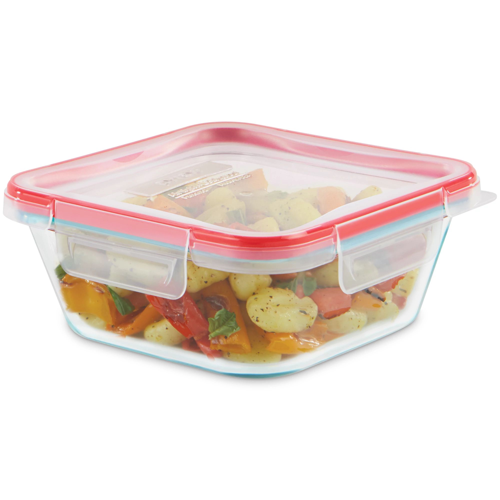 Snapware Meal Prep Divided 5.9-cup Rectangle Storage Container, 3-Section