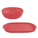 2-pc Vermilion Serving Set
