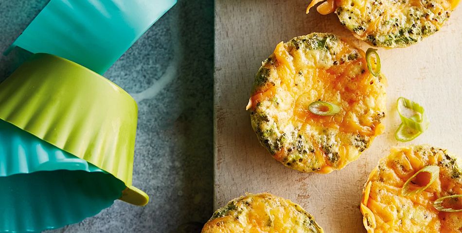 Broccoli-Cheddar Egg Muffins