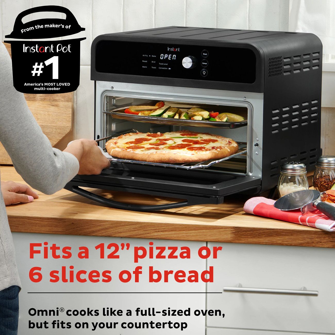 Instant Oven™ 18L Air Fryer Toaster Oven Corelle