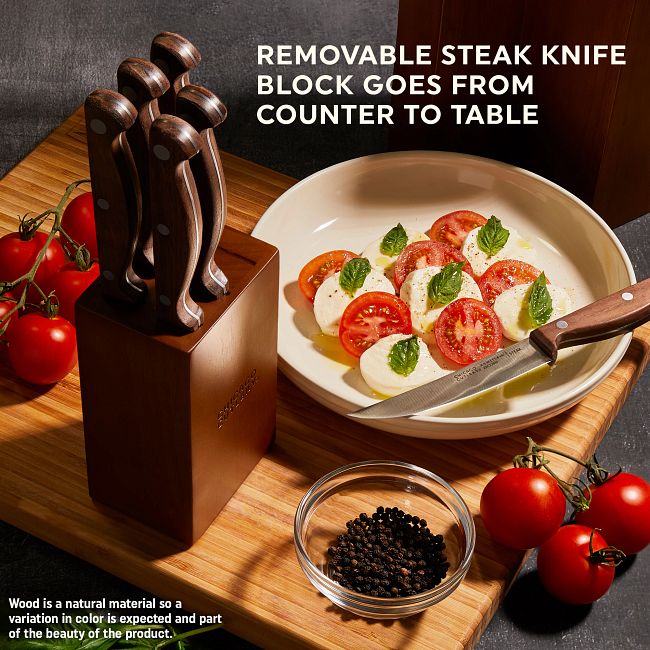 6-Pc. Table Knife Set with Block