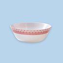 MilkGlass™ Graphic Stitch 12-piece Dinnerware Set, Service for 4