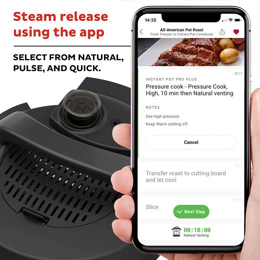 Instant Pot® Pro™ Plus 6quart Smart MultiCooker Instant Home