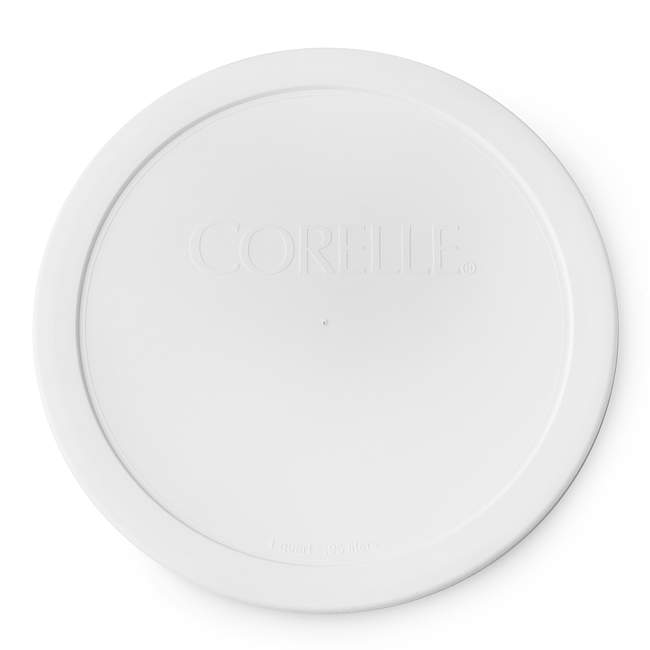 Livingware Plastic Lid 1-qt Round, White