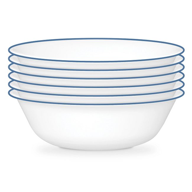 Soup Bowls Cereal Bowl 6 Inch 24 Oz Large Serving Bowls White Fine