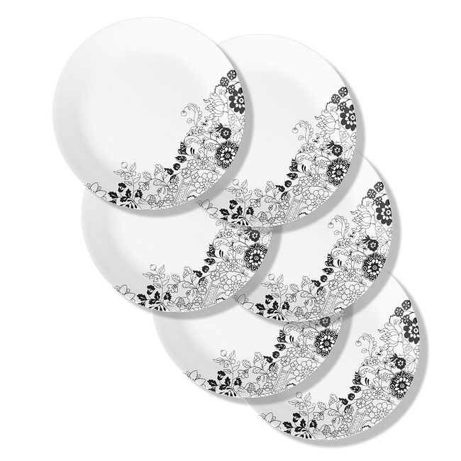 Uptown Garden 10.25" Dinner Plates, 6-pack