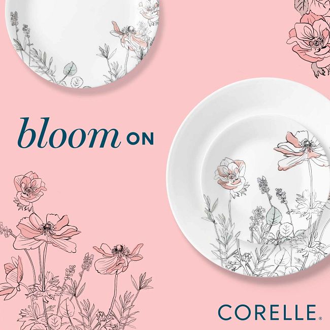 Poppy Print 6.75" Appetizer Plate