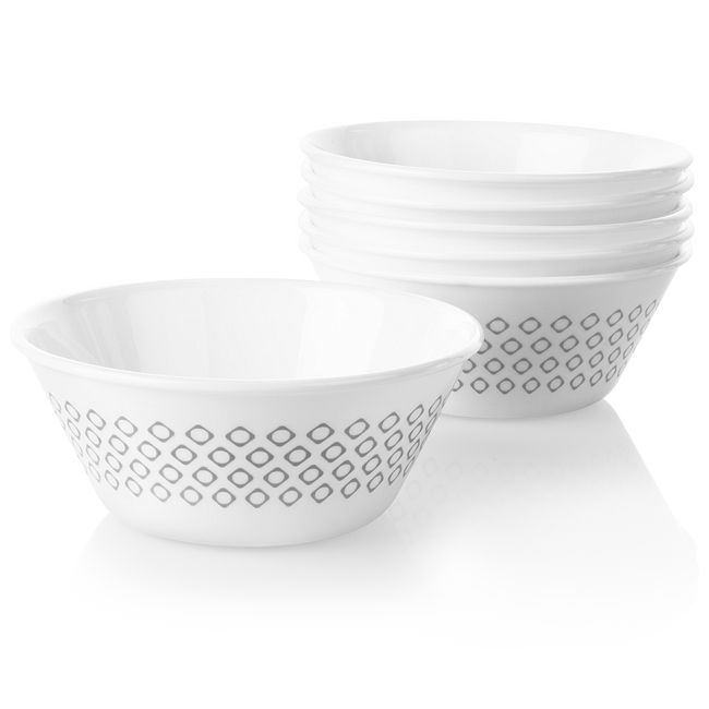 Farmstead Gray 21.5-ounce Medium Soup Bowls, 6-pack